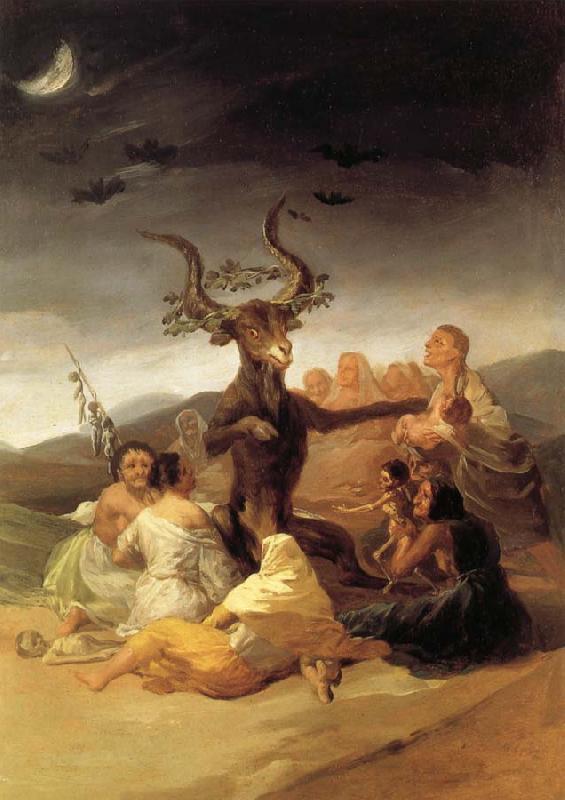 Francisco Goya Witches Sabbath Sweden oil painting art